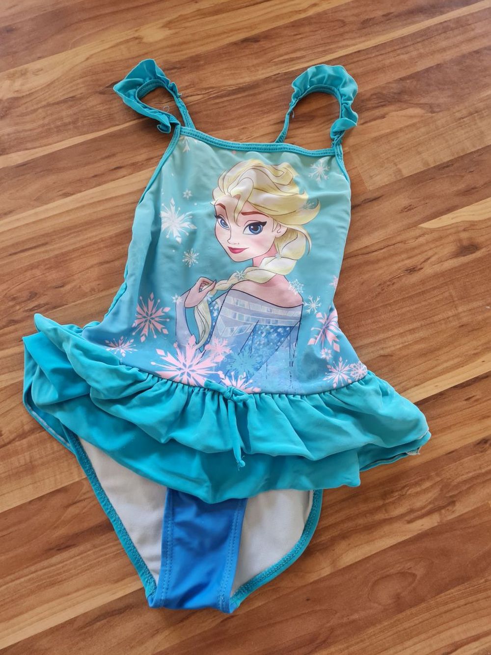 Badeanzug "Frozen", ca. Gr. 140, Secondhand