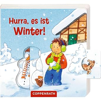 Hurra, es ist Winter! Pappbilderbuch, Neuware