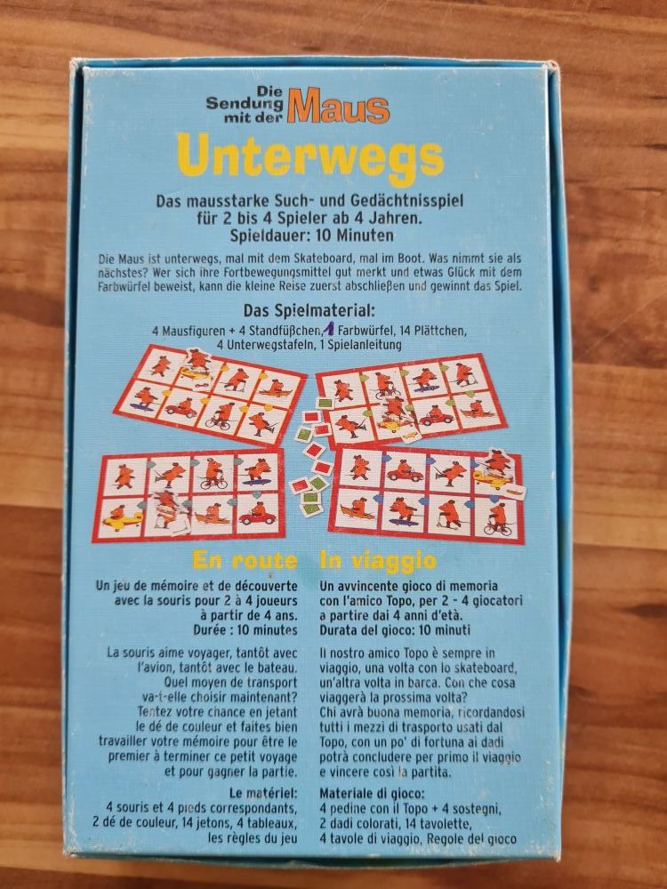 Die Sendung mit der Maus - Unterwegs, Secondhand