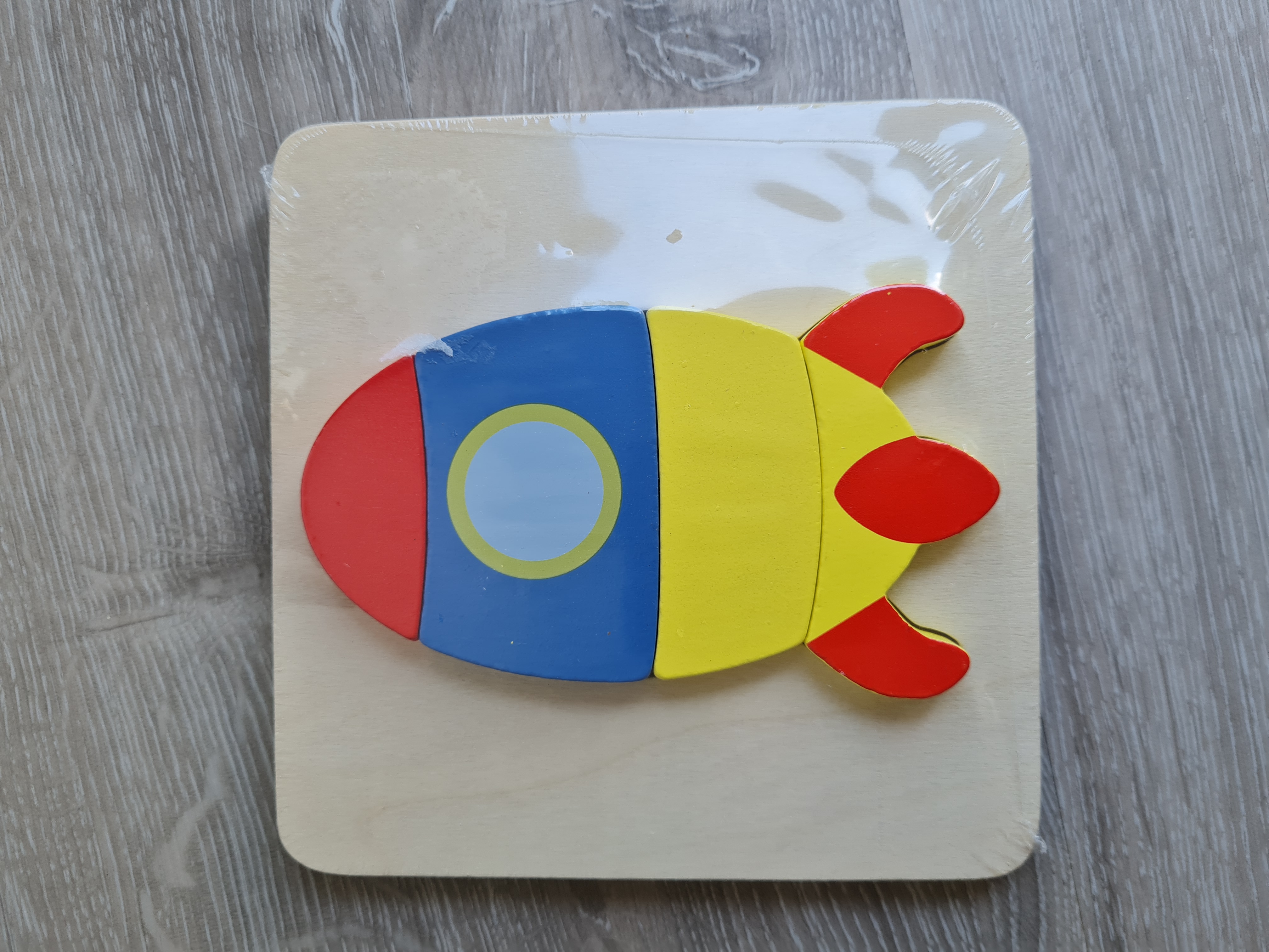 Holzpuzzle Rakete, Neuware 