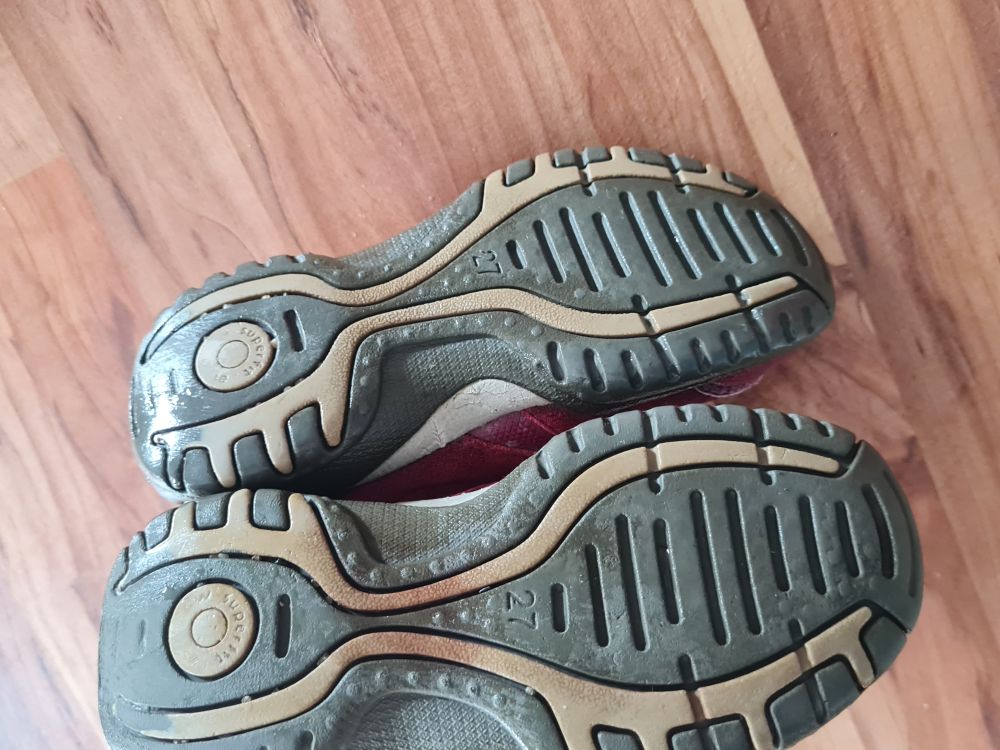 Superfit Schuhe, dunkelrot, Gr. 27, Secondhand