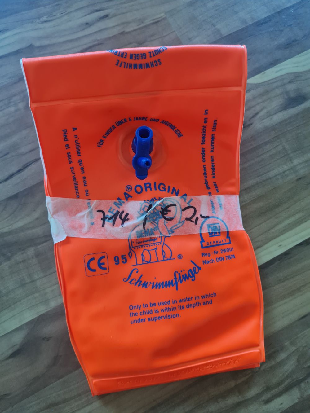 BEMA ORIGINAL Schwimmflügel - Auftriebshilfe zum Schwimmenlernen, ab 5 Jahre, Secondhand