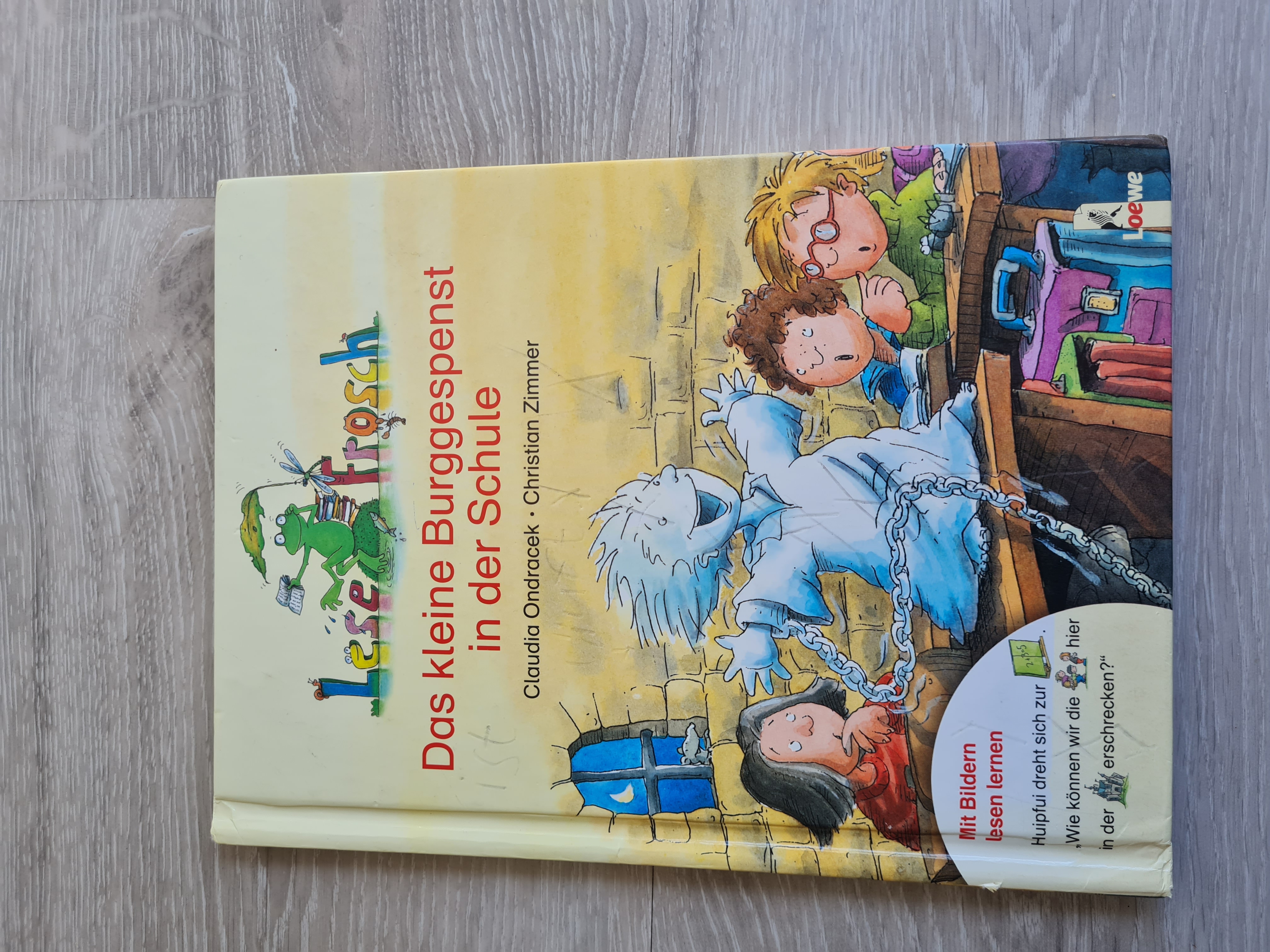 Lesefrosch: Das kleine Burggespenst in der Schule