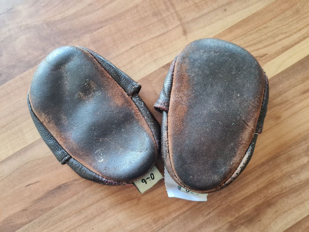mepiQ Krabbelschuhe, 0-6 Monate, Secondhand
