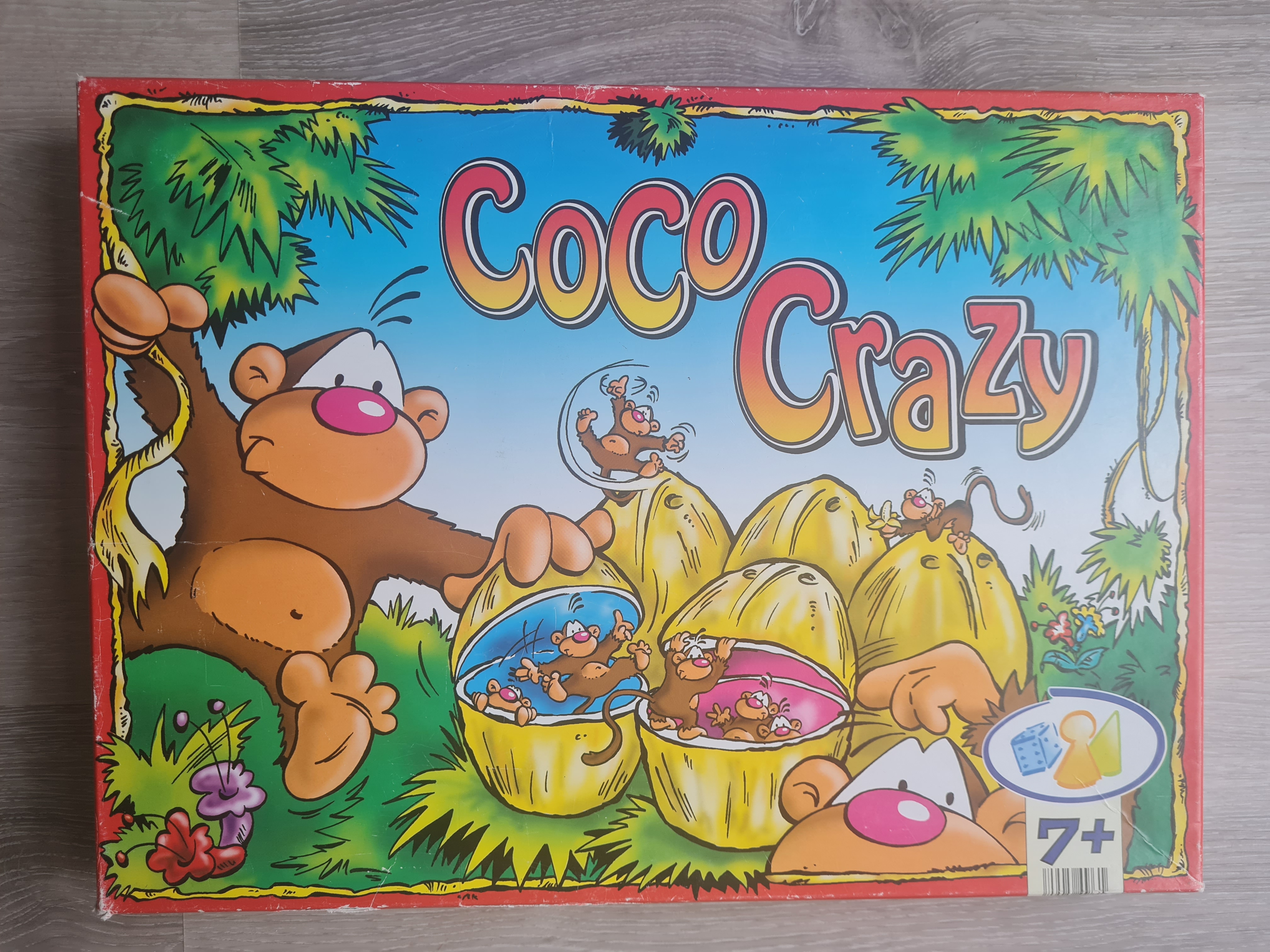 Coco Crazy, Brettspiel für Kinder ab 7 Jahren, Familienspiel für Kinder und Erwachsene, Merkspiel für 2-8 Spieler