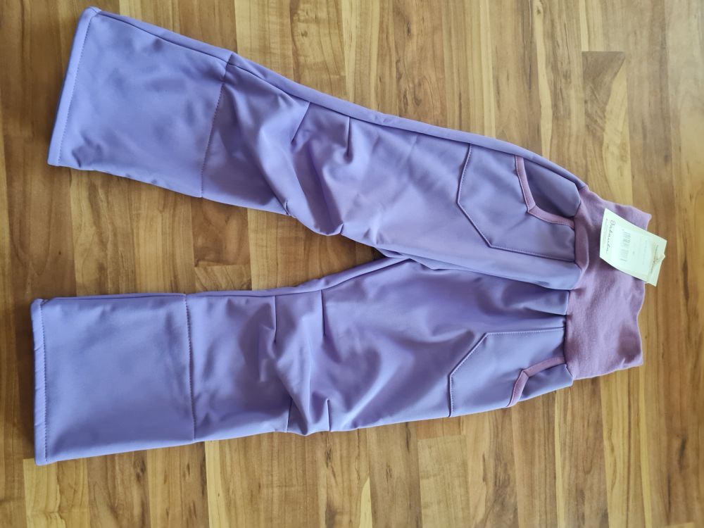 Babauba Uni-Softshellhose "Lavendel-LavendelEdition", Gr. 80, Neuware mit Etikett