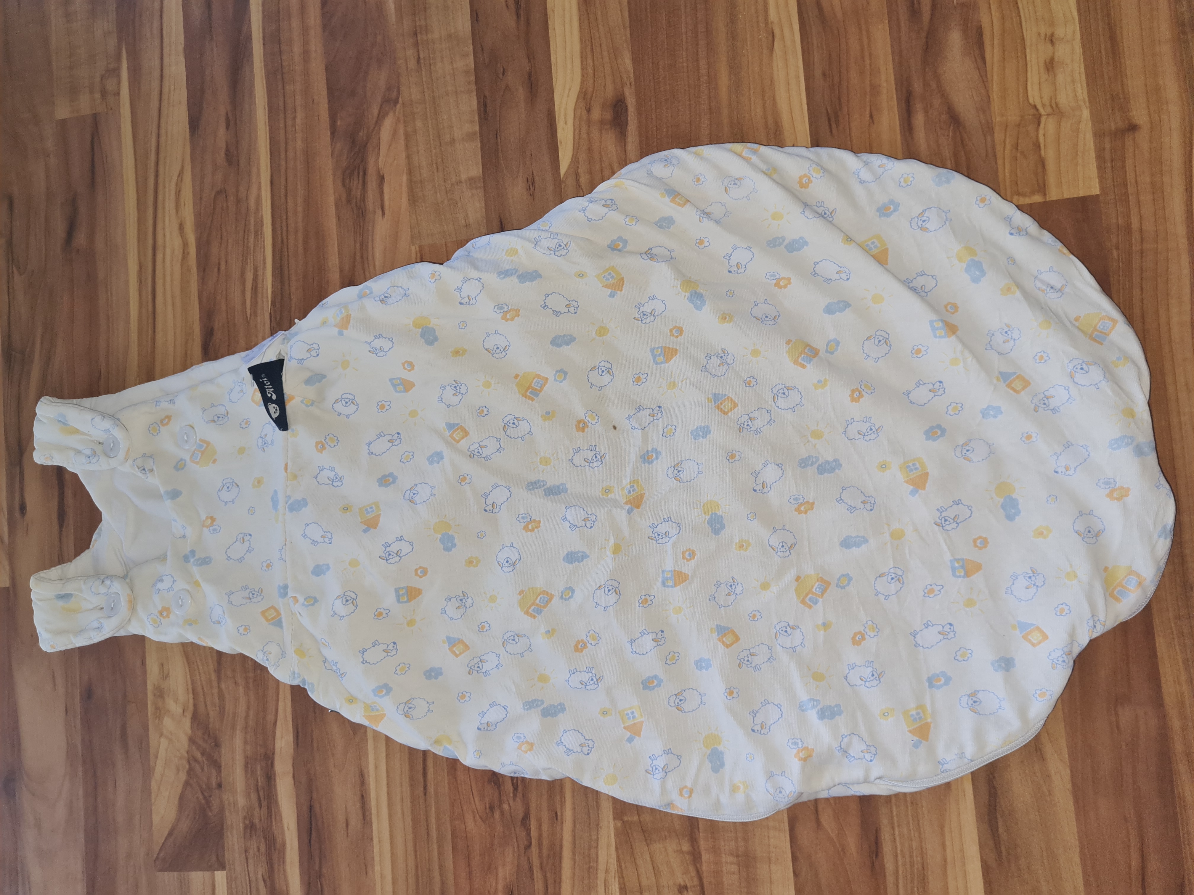 Alvi Schlafsack "Schafe", Gr. 62/68, 2,5 TOG, Secondhand