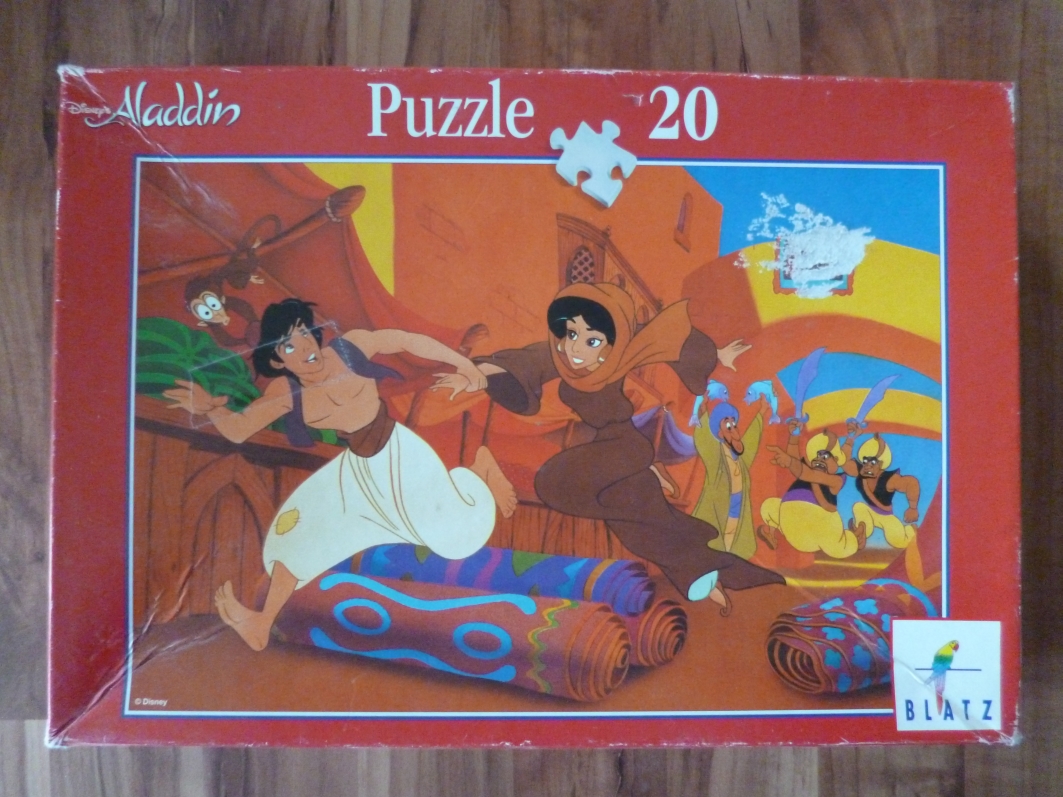 Puzzle "Aladdin", 20 große Teile
