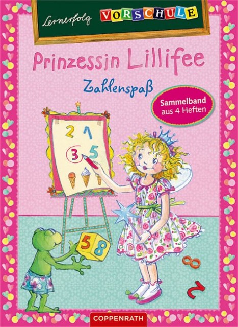 Prinzessin Lillifee - Zahlenspaß (Lernerfolg Vorschule), Sammelband aus 4 Heften, Neuware