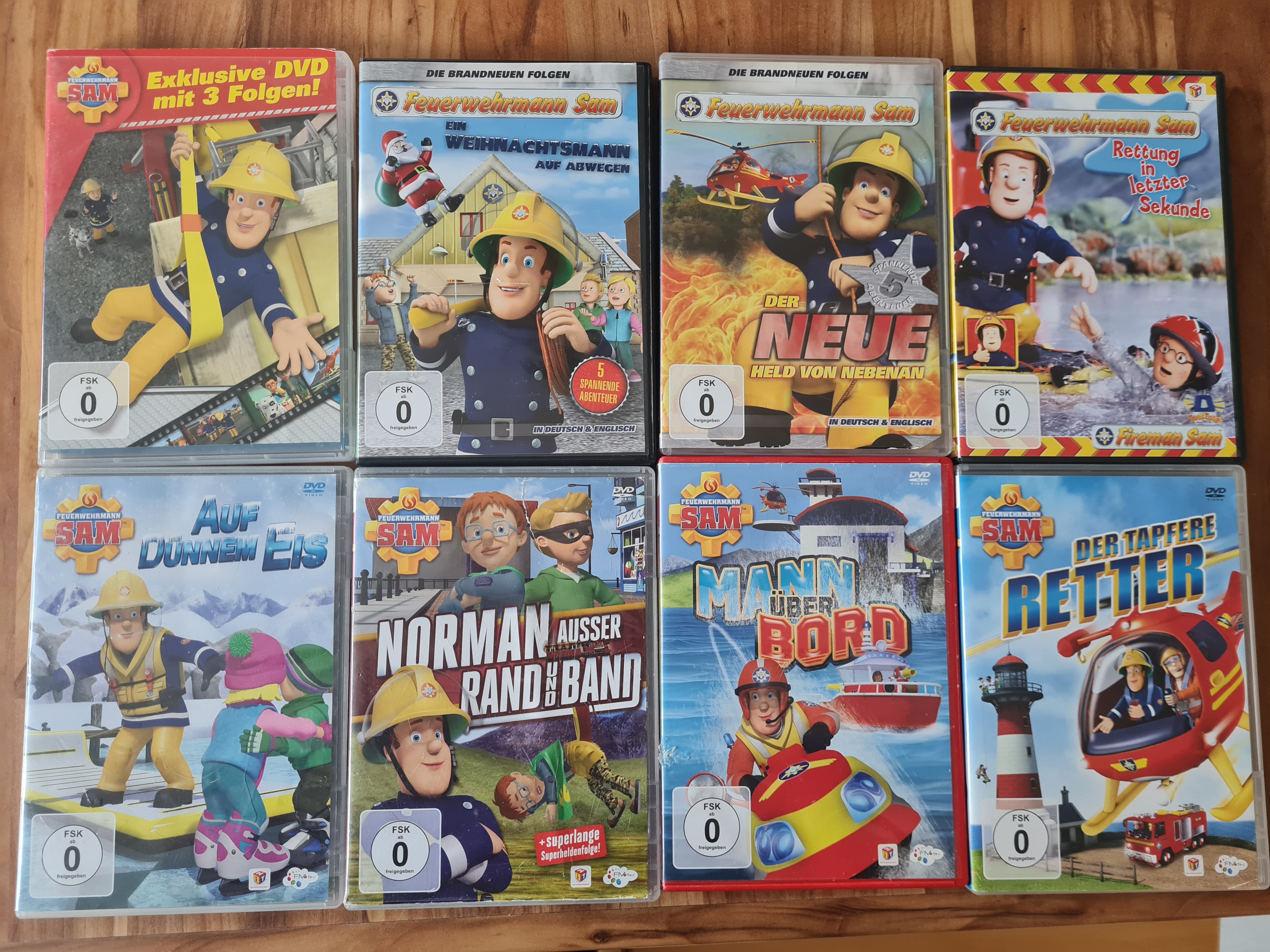 Feuerwehrmann Sam - 8 DVDs