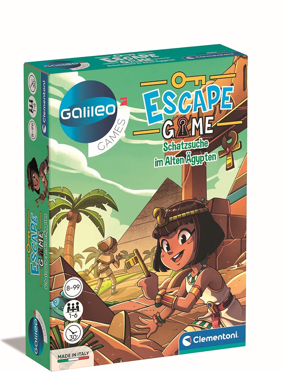 Galileo Escape Game Junior - Schatzsuche im Alten Ägypten - Escape Spiel für Kinder ab 8 Jahren, Neuware