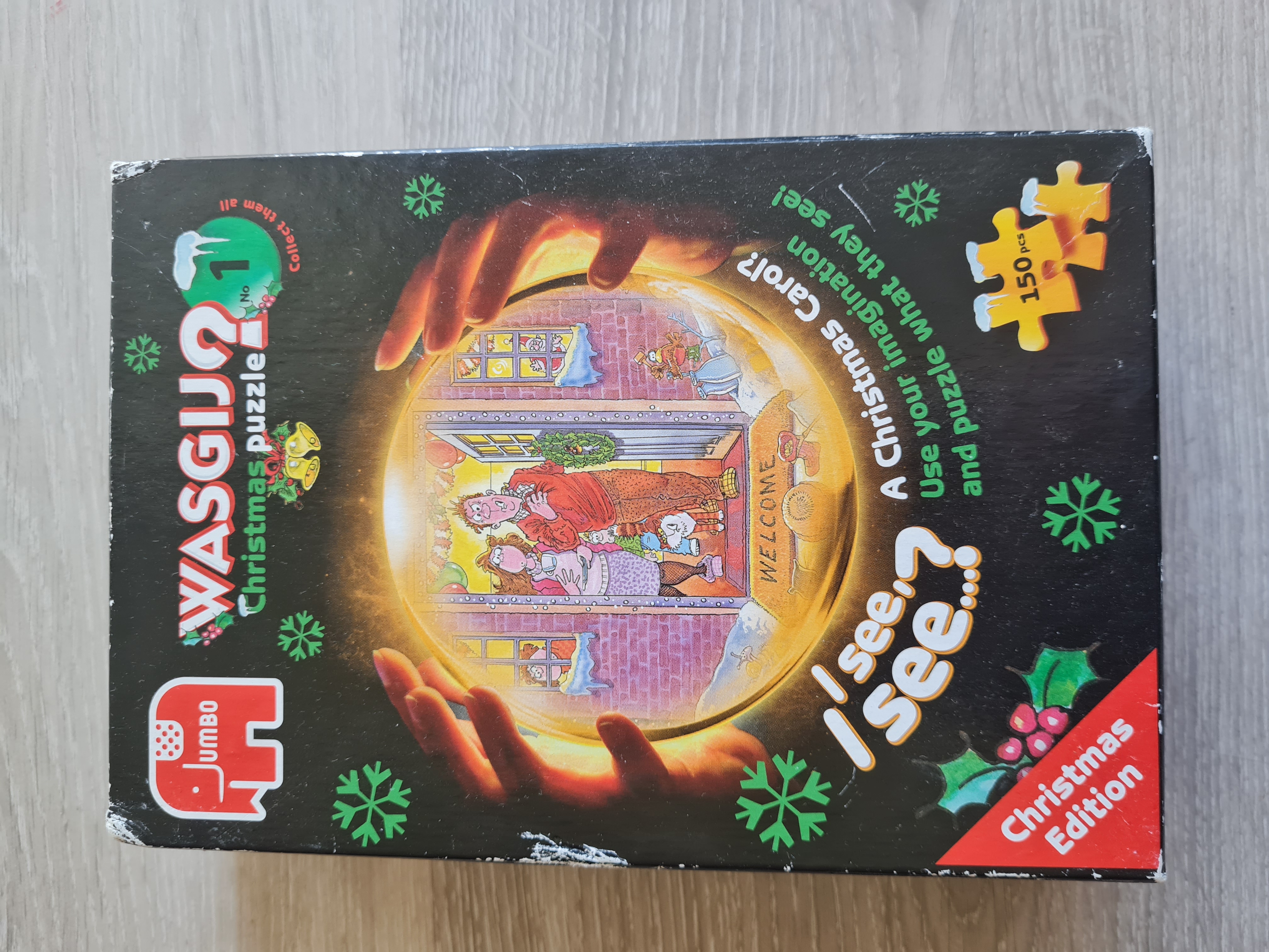 Puzzle WASGIJ? Christmas Puzzle, 150 Teile