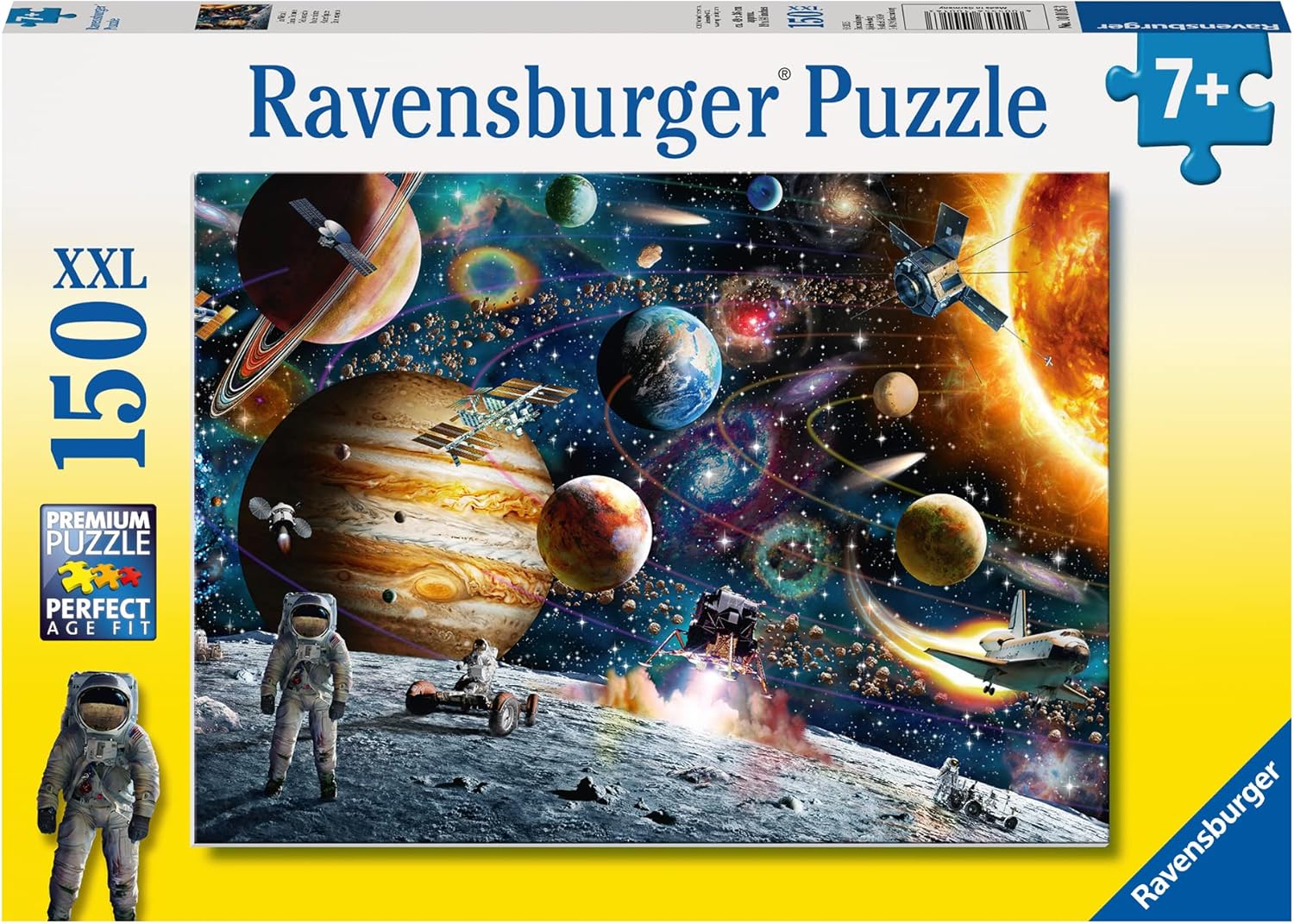 Ravensburger Puzzle 10016 "Im Weltall", 150 Teile XXL, Neuware
