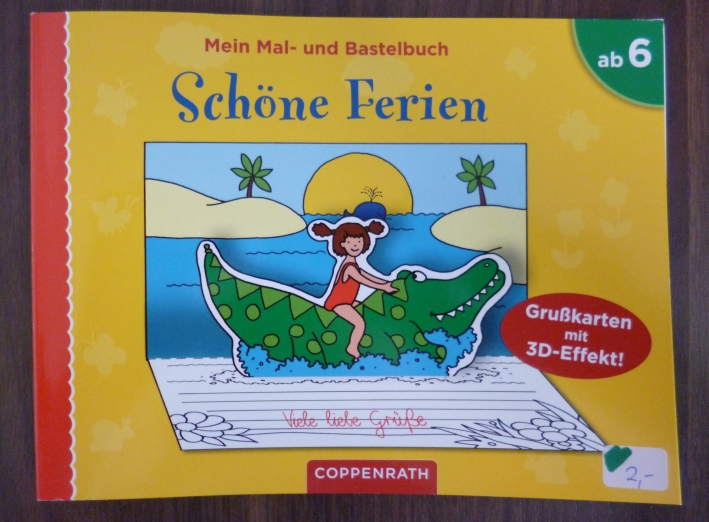 Mal- und Bastelbuch "Schöne Ferien", Neuware