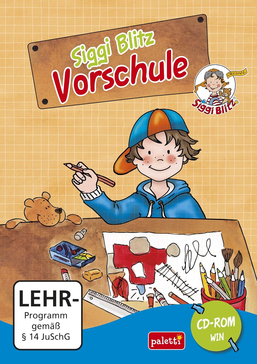 Siggi Blitz Vorschule Lernprogramm CD ROM, Neuware Kopie