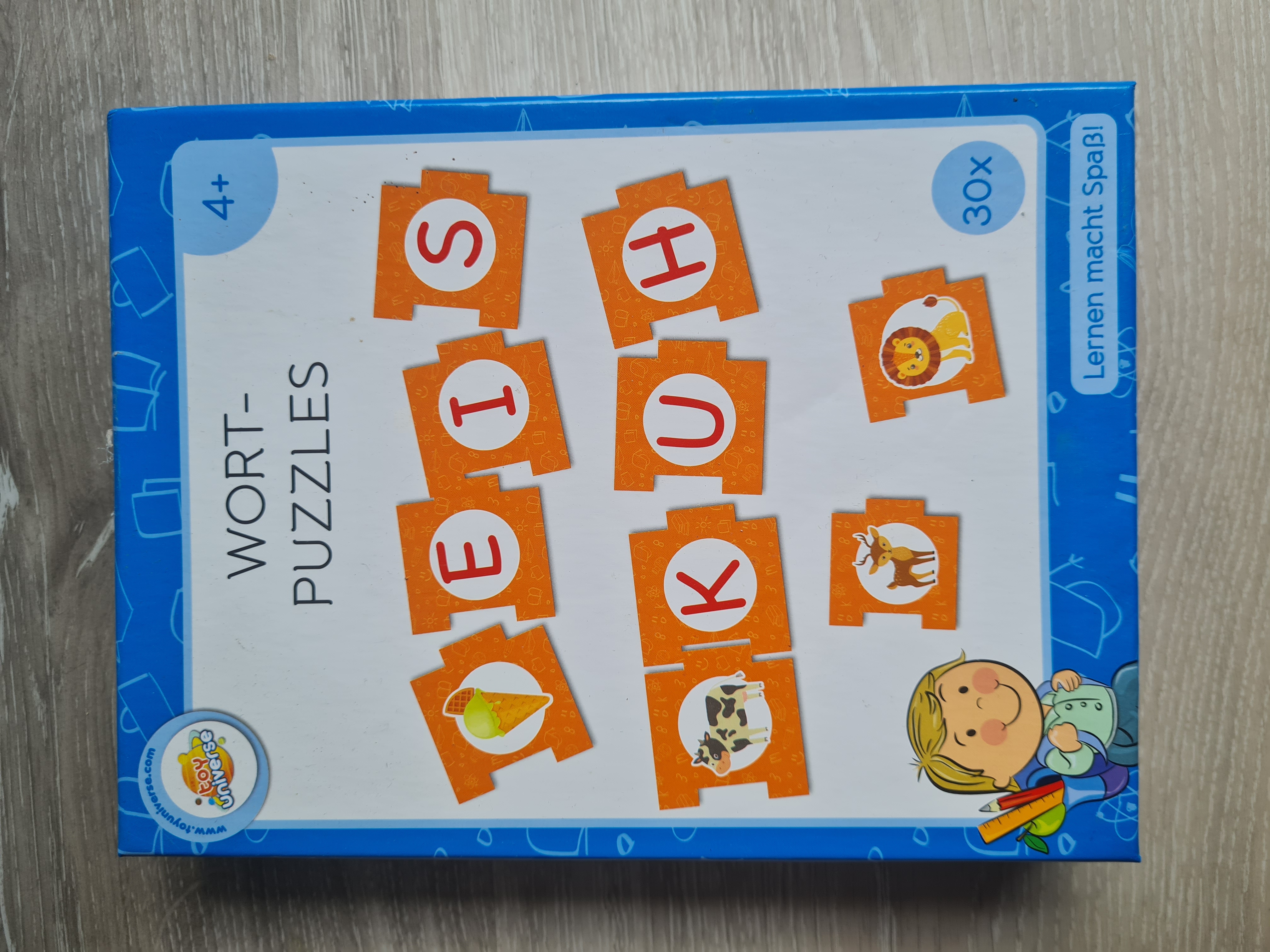 Lernen macht Spaß! 30 Wort-Puzzles