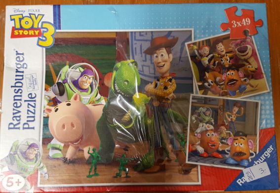 Puzzle Toy Story 3, 3x49 Teile, Neuware