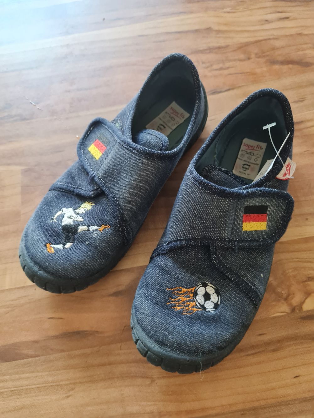 Superfit Hausschuhe "Fussball", Gr. 29, Secondhand