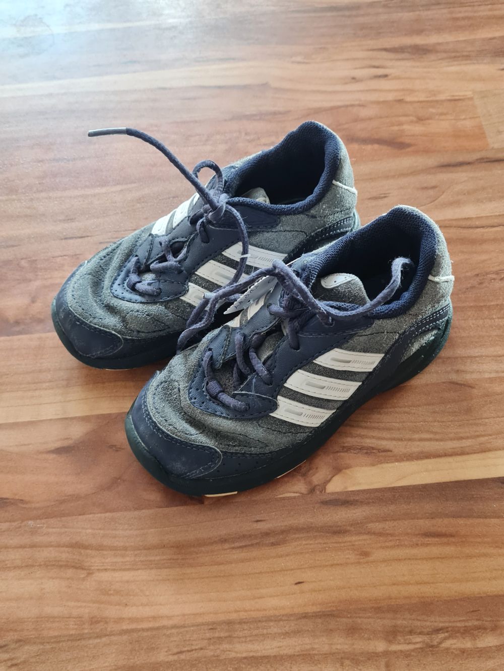 Adidas Schuhe, blau-grau, Gr. 25, Secondhand