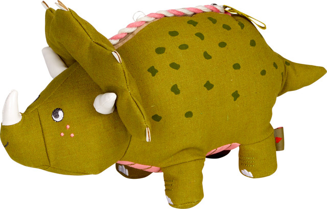 Stofftier mit Geheimfach Dino - Tierisches Taschentheater, Neuware