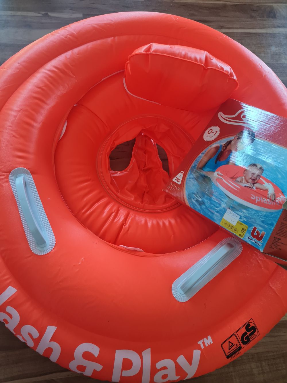 Schwimmhilfe Splash & Play, bis max. 11kg, 0-1 Jahre, Secondhand