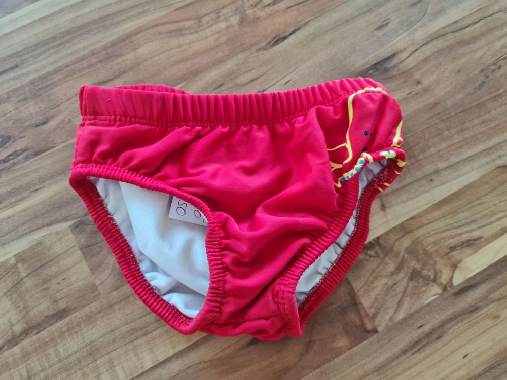 Badehose, rot, Gr. 74/80, Secondhand
