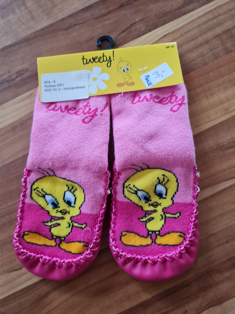 Hüttenschuhe "Peanuts", pink, Gr. 18/19, Neuware