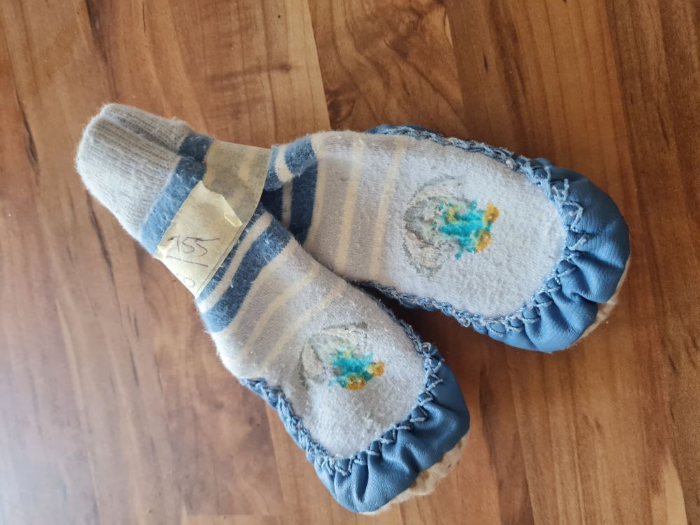 Hüttenschuhe / Hausschuhe, Gr. 20-22, Secondhand