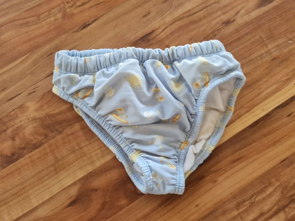 TCM Badehose "Weltraum" Gr. 86/92, Secondhand