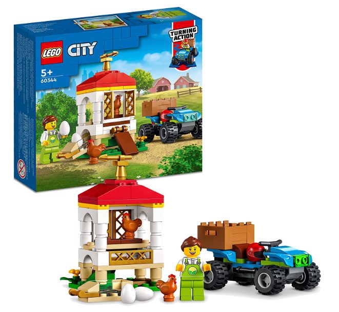 LEGO City 60344 Farm Hühnerstall, Neuware (EOL)
