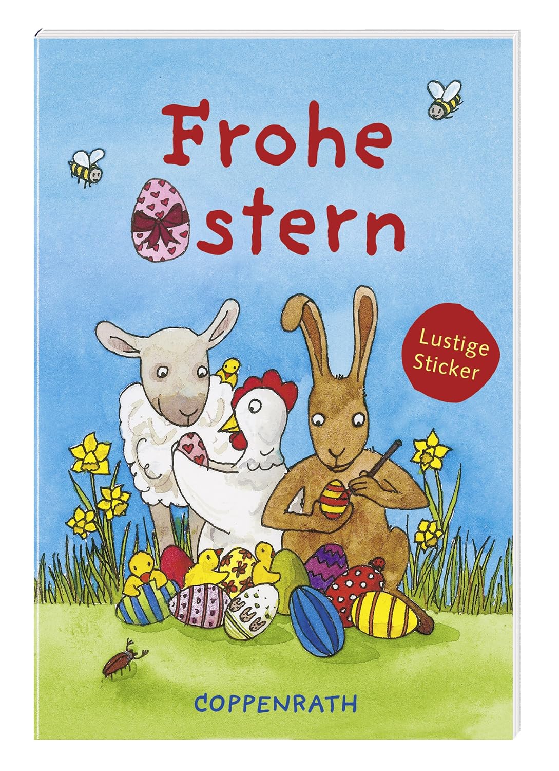 Frohe Ostern, Lustige Sticker, Neuware
