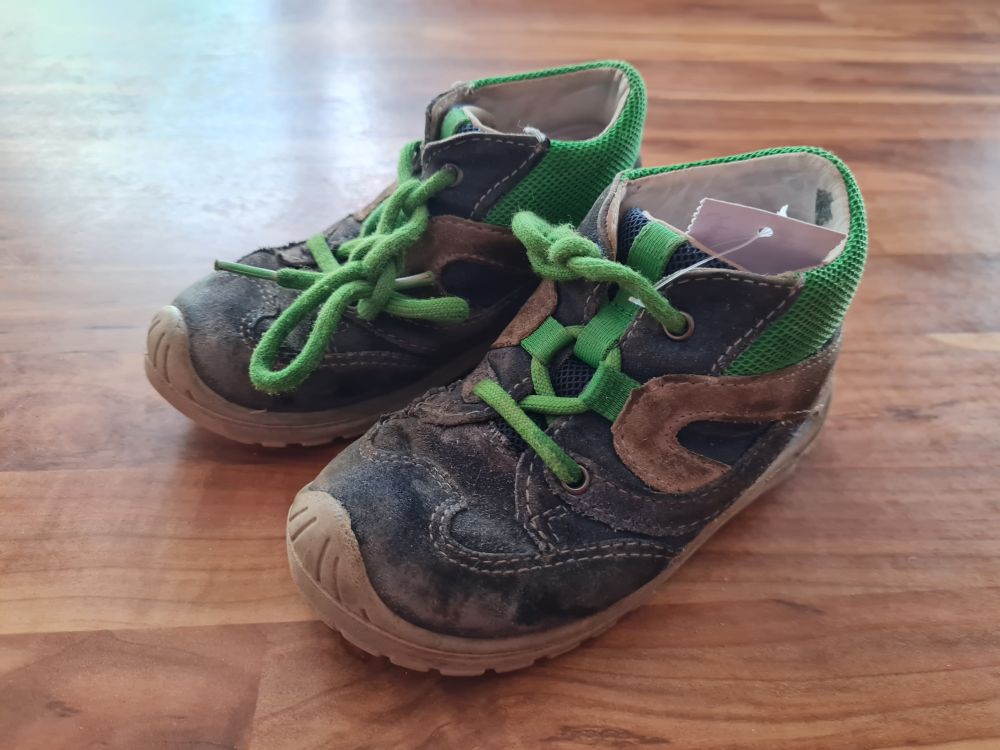 Superfit Schuhe, blau-grün, Gr. 23, Secondhand