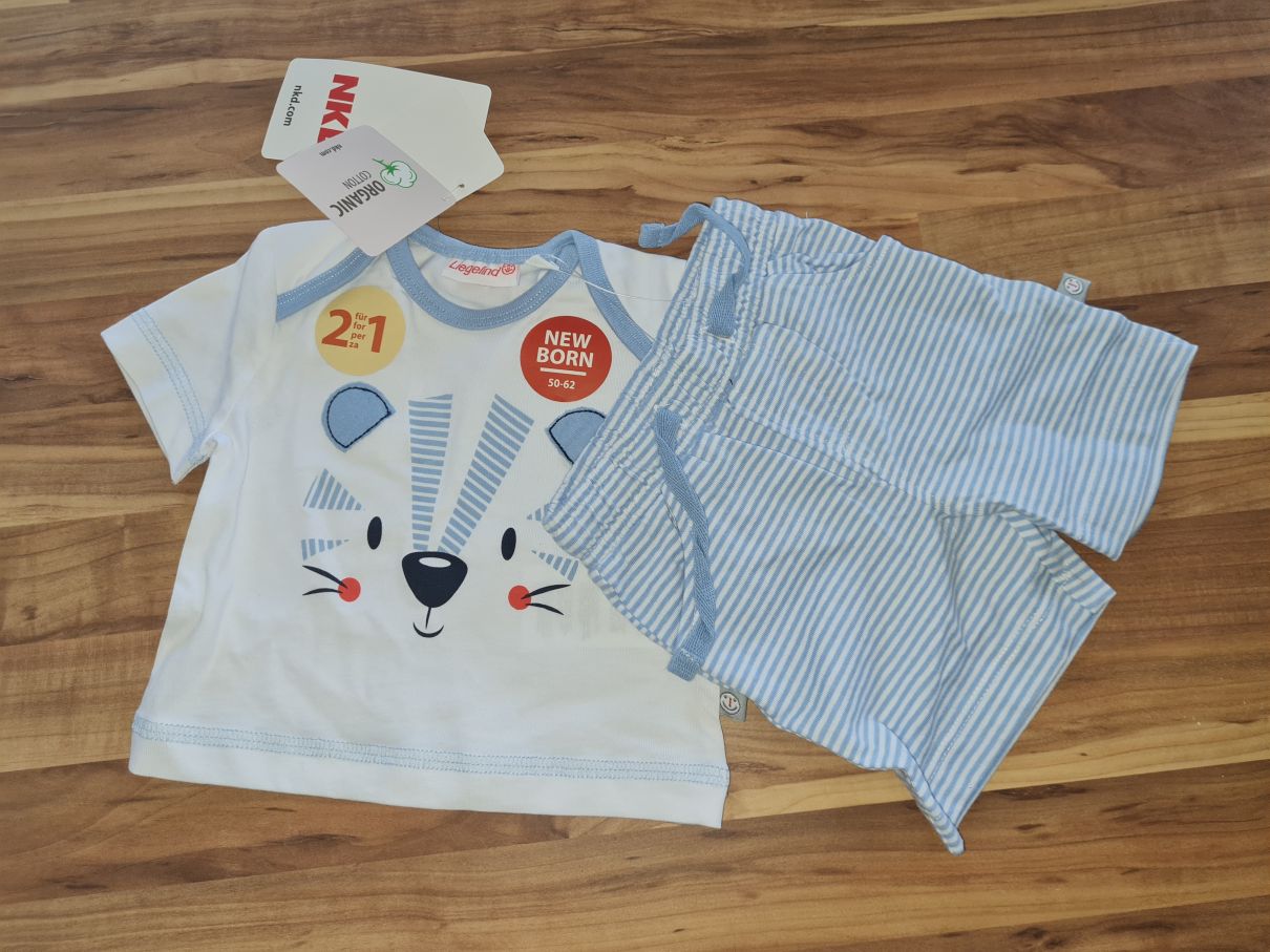 2-Teiler: T-Shirt und Hose, Gr. 50, Neuware mit Etikett