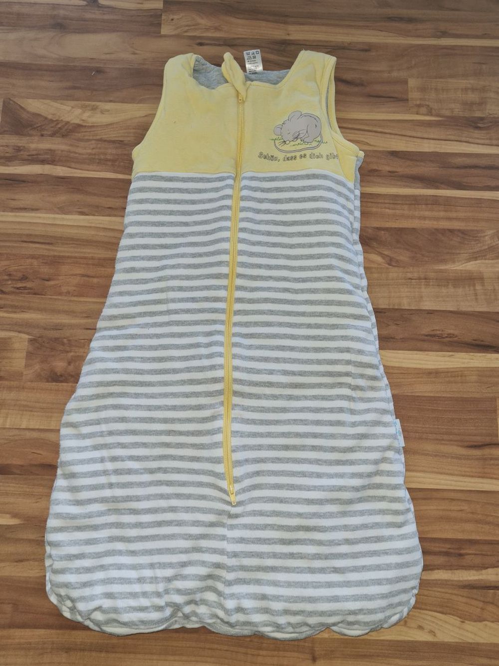 Topomini Schlafsack "Schön, dass es dich gibt", 70cm, ca. 2,5 TOG, Secondhand