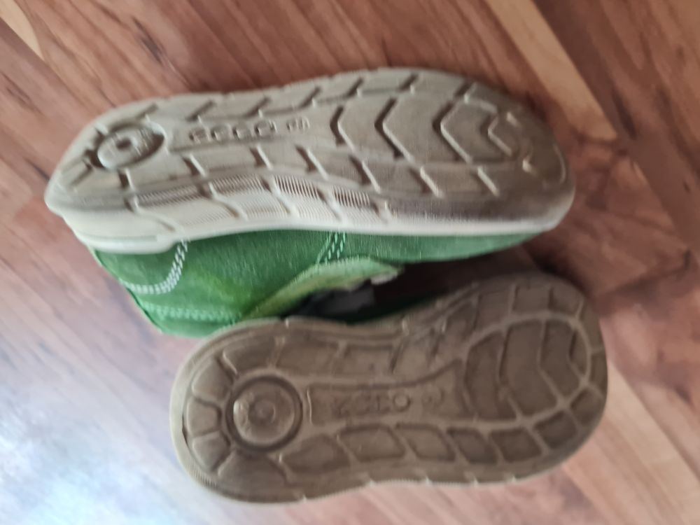 ECCO Schuhe, grün, Gr. 24, Secondhand