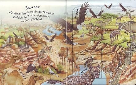 Tiere aus aller Welt Puzzlebuch Gebundene Ausgabe, Neuware
