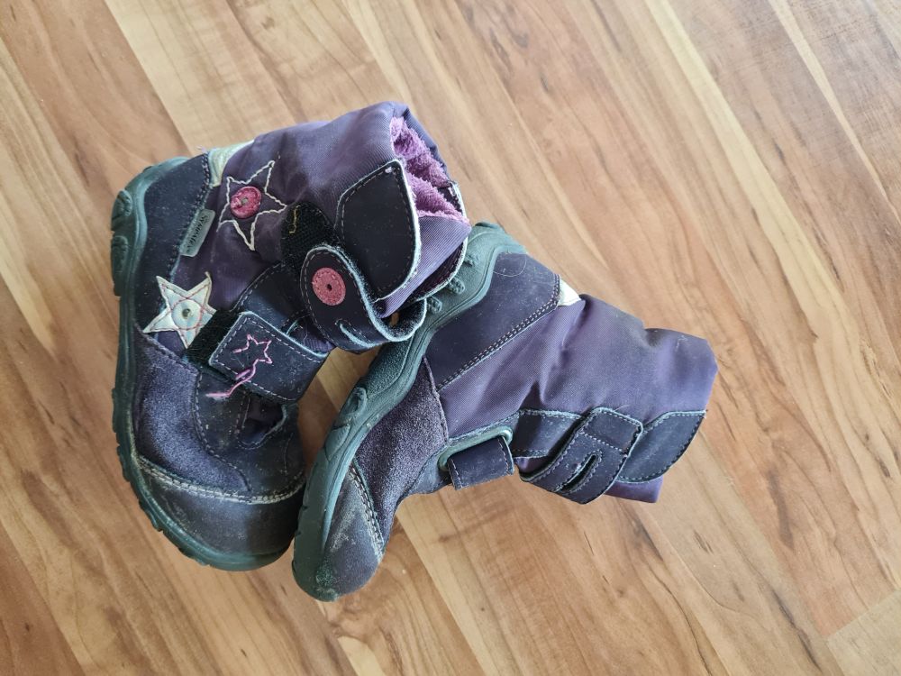 Pepino Winterstiefel mit Sympatex, lila, Gr. 24, Secondhand