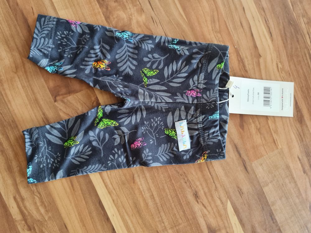 Babauba SkinnyPants "DreamyButterflies", Gr. 50, Neuware mit Etikett