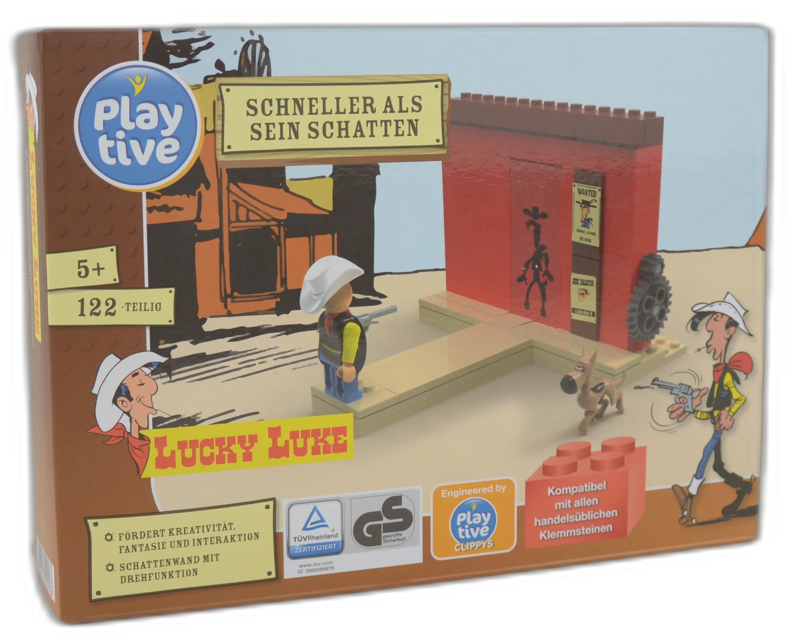 Playtive Clippys Set Lucky Luke "Schneller als sein Schatten", Neuware