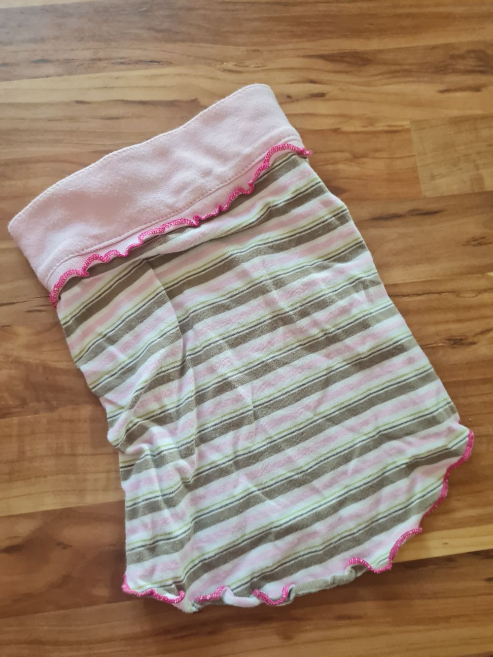 Tuchmütze für Mädchen, Gr. 43-45 (5-6 Monate), Secondhand
