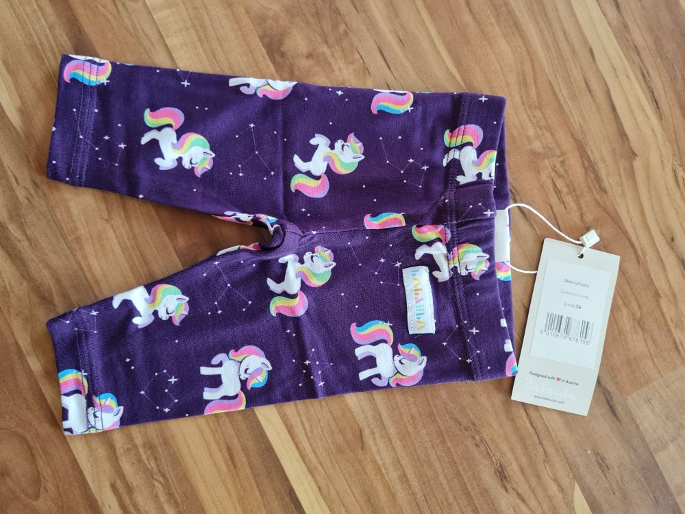 Babauba SkinnyPants "GalaxyUnicorns", Gr. 56, Neuware mit Etikett