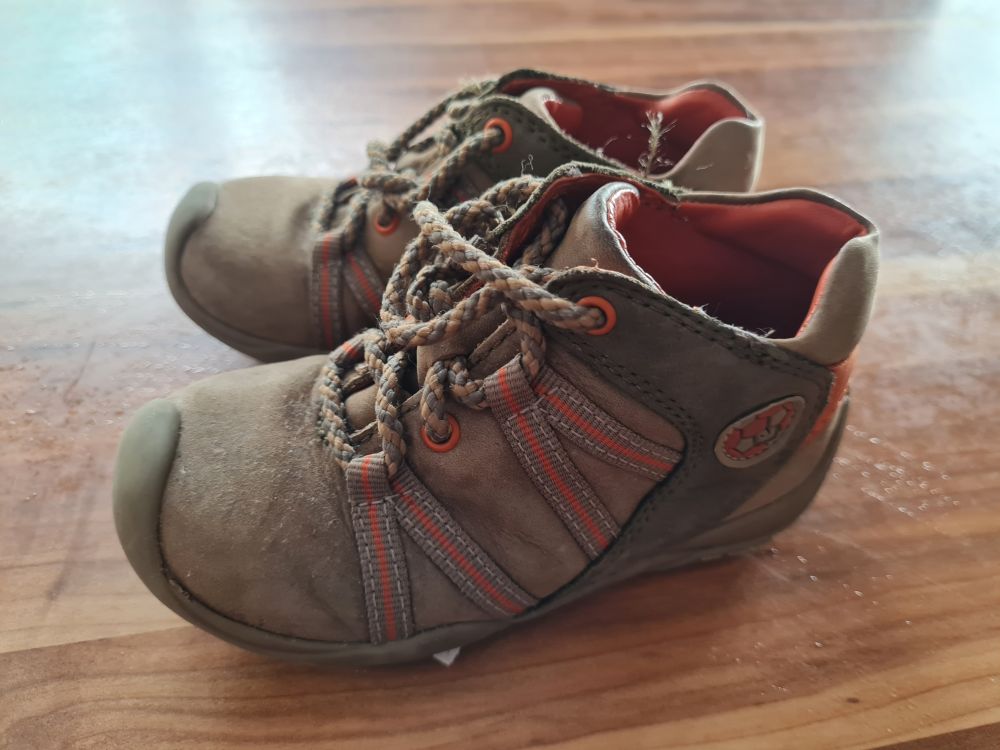 Elefanten Schuhe, braun-orange, Gr. 23, Secondhand