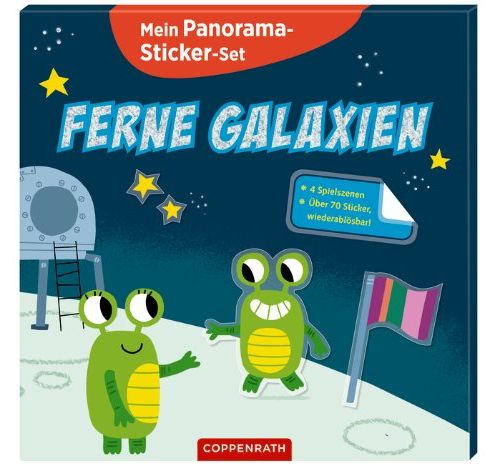 Mein Panorama-Sticker-Set Ferne Galaxien, Neuware