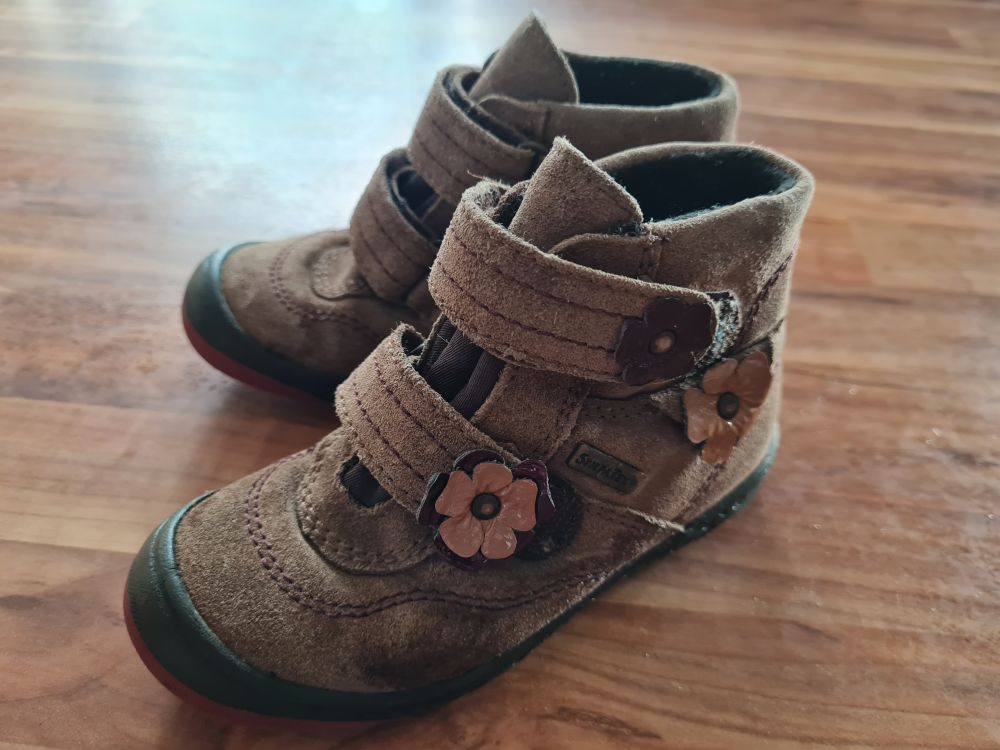 Richter Schuhe für Mädchen, braun, Gr. 23, Secondhand