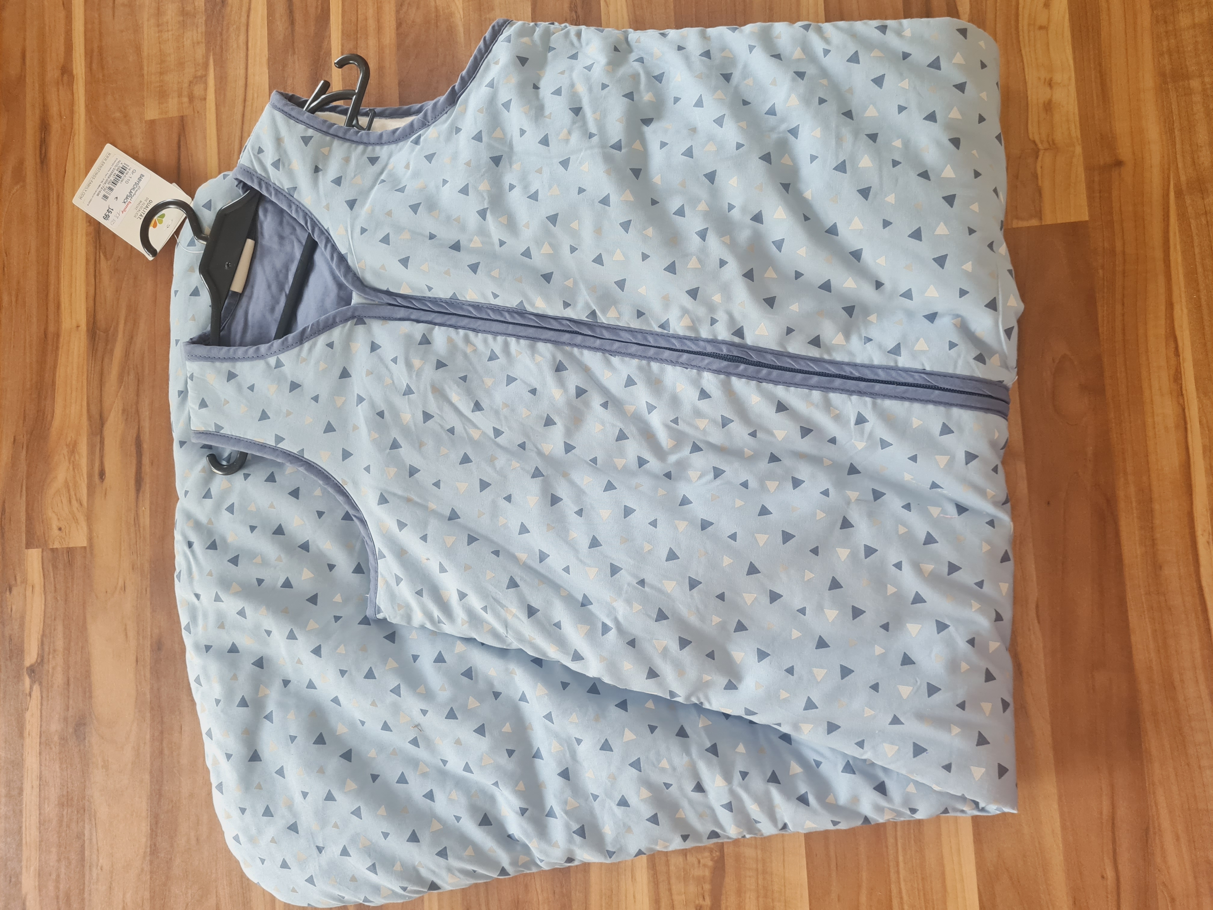 Topomini Schlafsack "Dreiecke", 110cm, Neuware mit Etikett