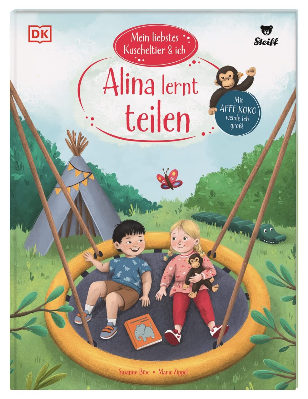 Mein liebstes Kuscheltier & ich. Alina lernt teilen: Mit Affe Koko werde ich groß! Mutmach-Geschichten für Kindergartenkinder in Kooperation mit Steiff. Für Kinder ab 3 Jahren, Neuware