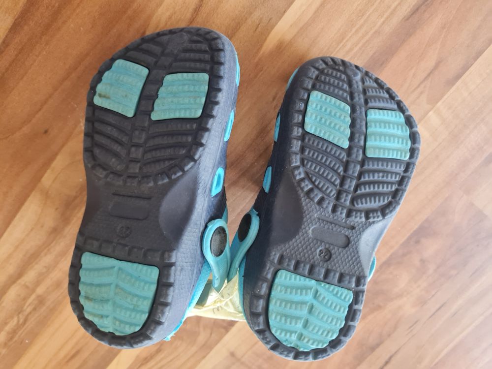 Clogs, marineblau, Gr. 22, Secondhand