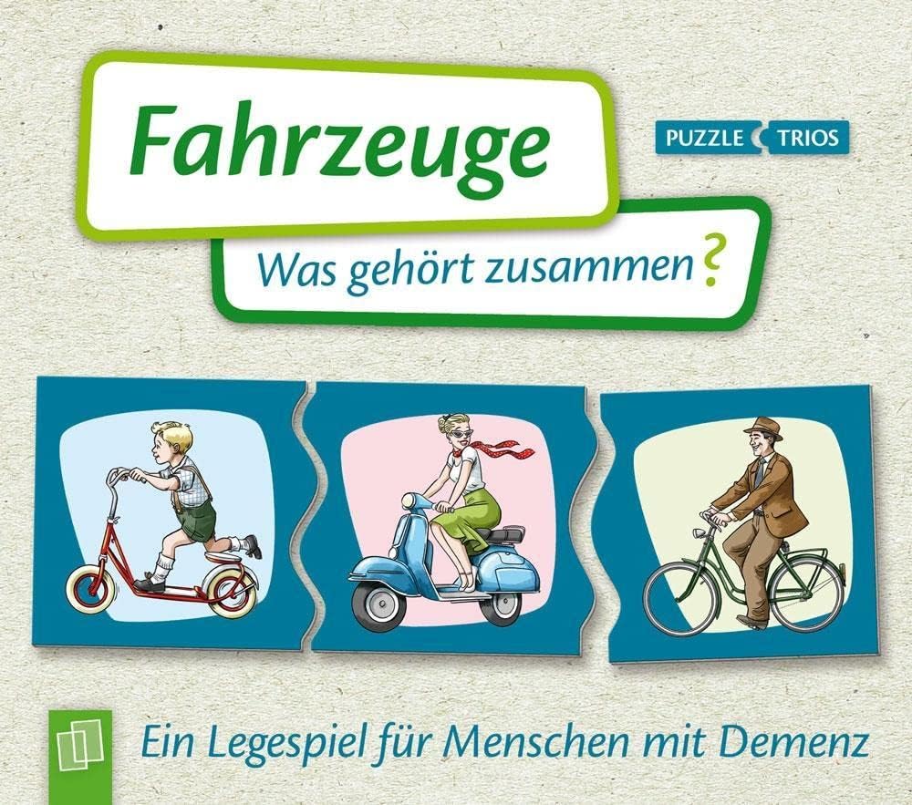 Fahrzeuge - was gehört zusammen? Ein Legespiel für Menschen mit Demenz, Neuware