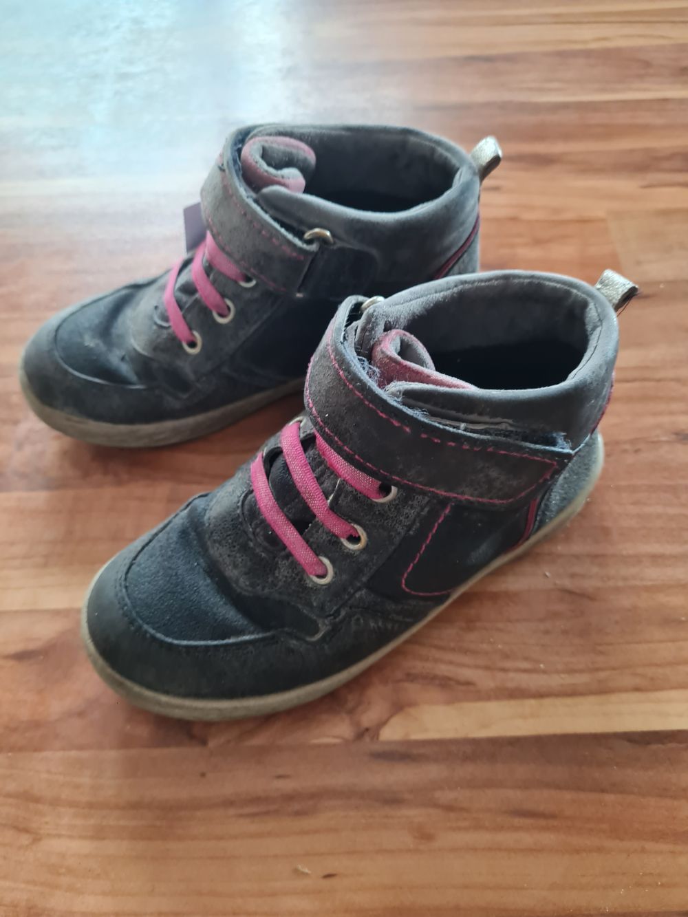 Superfit Schuhe, grau-pink, Gr. 28, Secondhand
