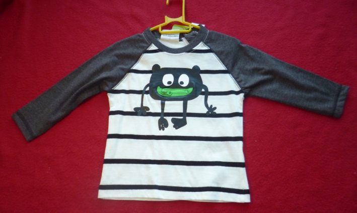 Langarmshirt "Monster" Gr. 80, Neuware